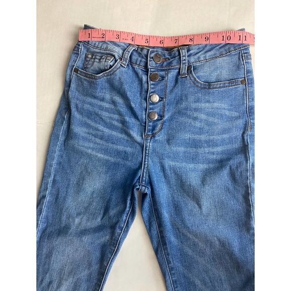 Joe's Jeans - Girls Skinny High Rise Ankle Raw Hem Distress - Size 16 Girls - Picture 4 of 11